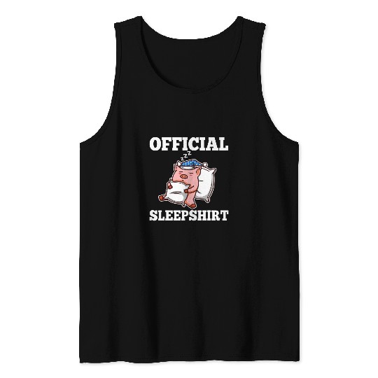 Pig Pet Official sleep Pig 01 Tank Tops