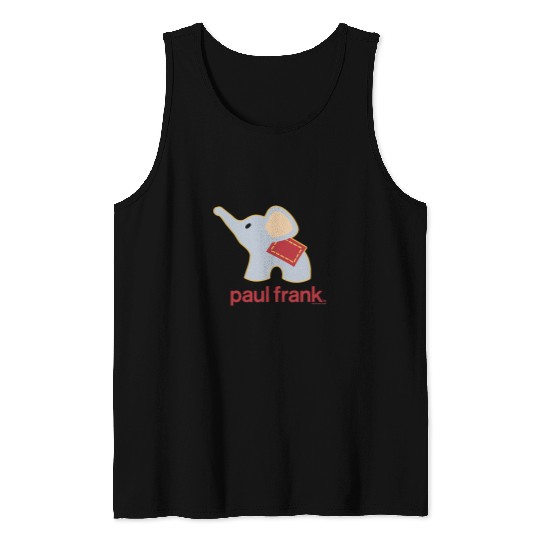 Elephant Mammal Paul Frank Ellie The Elephant Trunk Pointing Tank Tops
