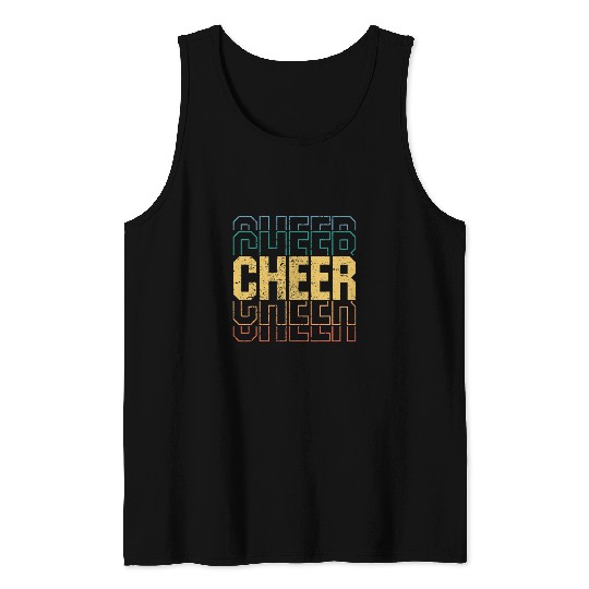 Cheer vintages Cheerleading Coach Tank Tops