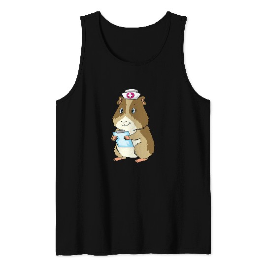 Guinea Pig Pet nurses Dressed Tank Tops