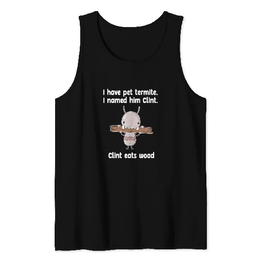 Funny termite bug exterminator Tank Tops