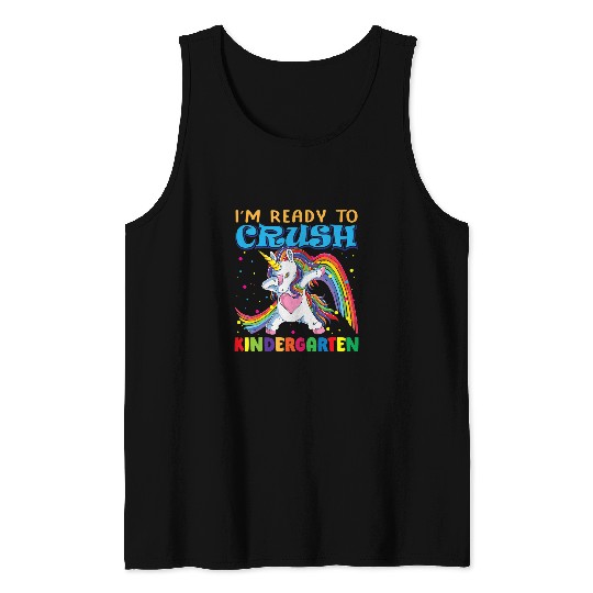 Unicorn Pet Kids  Unicorn im Ready To Crush Kindergarten Kids 2 Tank Tops