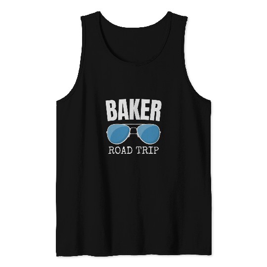 Baker Family Road Trip Aviator Retro Sunglasses Tank Tops