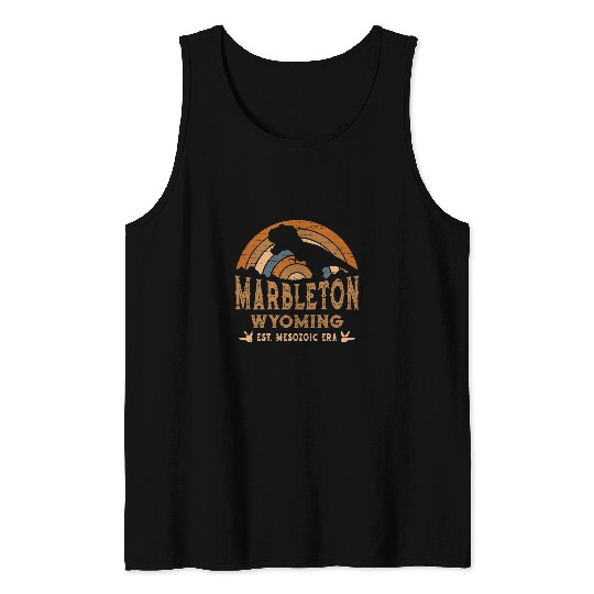 Dinosaur Pet Marbleton Wyoming WY Dino Dinosaur Paleontology TRex Tank Tops