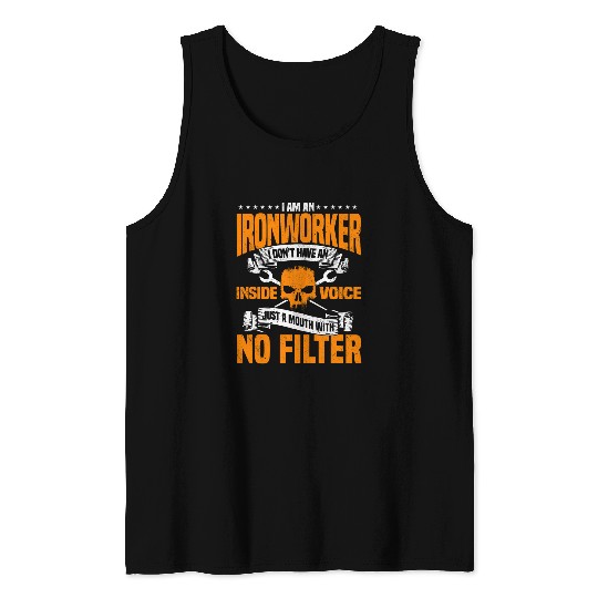 Welder Job Ironworker Contractor Tradesman Welder Mason Rodbuster Tank Tops