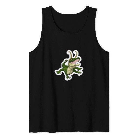 Alligator Pet Loki Gator Alligator Loki Croki Crocodile God Of Mischief 1 Tank Tops