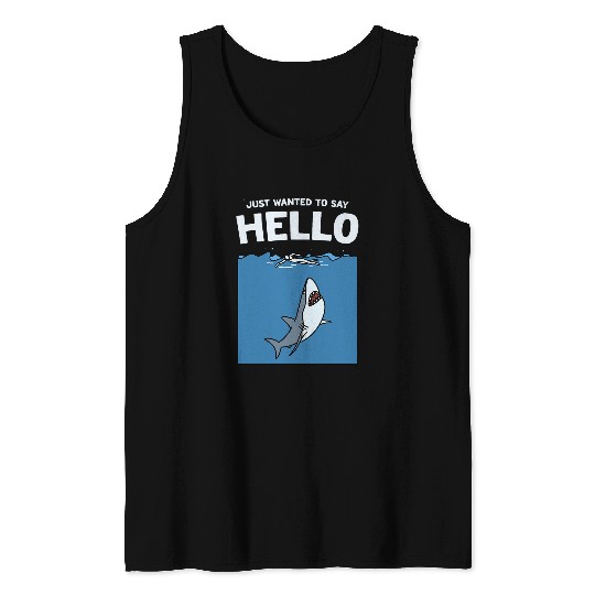 Shark Pet Marine Biology Shark Lover Sea Creature Marine Biologist Tank Tops