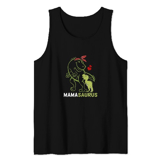 Dinosaur Pet Mamasaurus T rexs Dinosaur Mama Saurus Family Matching Women 2 8 Tank Tops