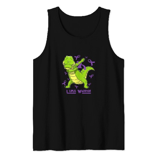 Alligator Pet Lupus Warrior alligator lupus warrior funny lupus awareness Tank Tops