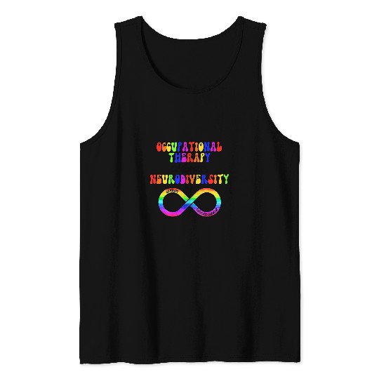 Autism Puzzle Occupational Therapy OT Neurodiversity Acceptance Tank Tops
