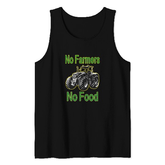 Tractor Fun driving Farmers Tractor Farming Agriculture Food Future MidWest Tank Tops
