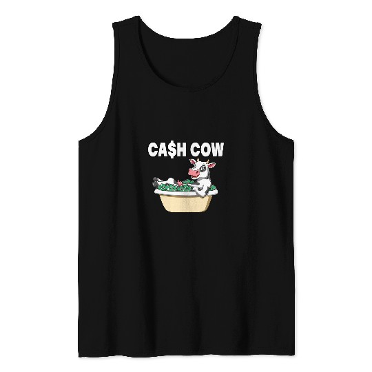 Cow Pet Cash Cow for an investor saver atkionist Tank Tops
