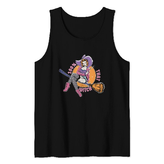 Discover 100 That Witch  Funny Vintage Halloween Witch Tank Tops