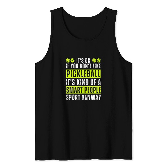 Sport Pickleball Paddle For Men Women Pickleball Player Tank Tops
