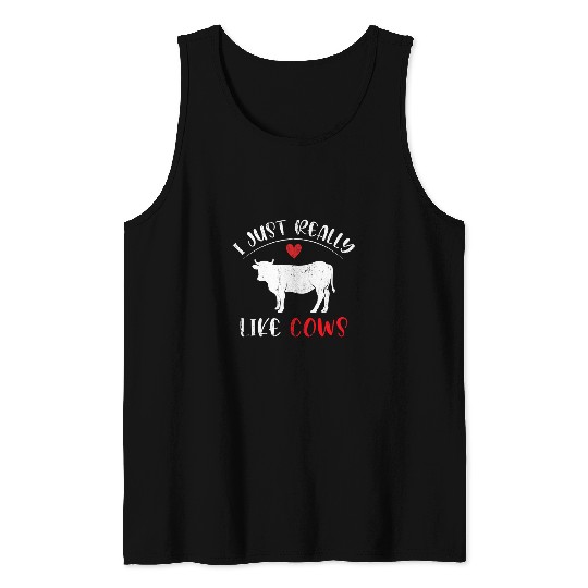 Cow Pet Farm Animal Farmer Men Women Farming Gift Cow 115 Tank Tops
