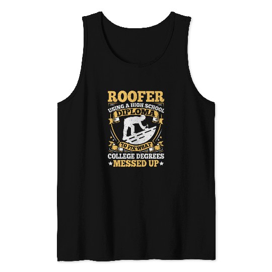 Roof Construction and Roofing Quote for a Roofer 22 Tank Tops