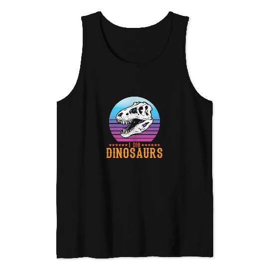 Dinosaur Pet TRex Tyrannosaurus apparel Dino dig dinosaurs Tank Tops