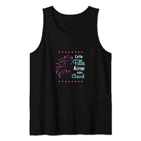 Horse Pet Girls Horse Riding Pony Gift for Women and Children 21 Tank Tops