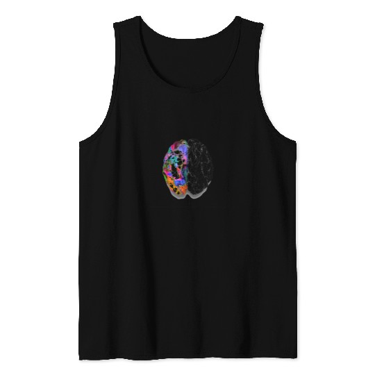 suicides Prevention 988 Ribbon Neurodivergent Tee Support Tank Tops