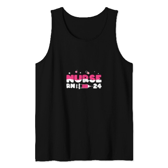 nurses Job New nurses Educator Grad Job 2024 Women Rn Congratulations 1 Tank Tops