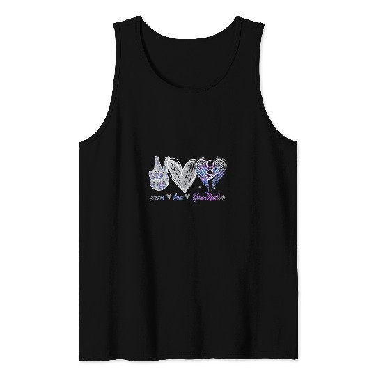 suicides Prevention 988 Ribbon Peace Love You Matter Tank Tops