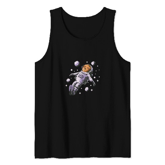 Discover Astronaut Job Relaxing Moon Angels Astronaut Astral Cosmic Design Space Tank Tops