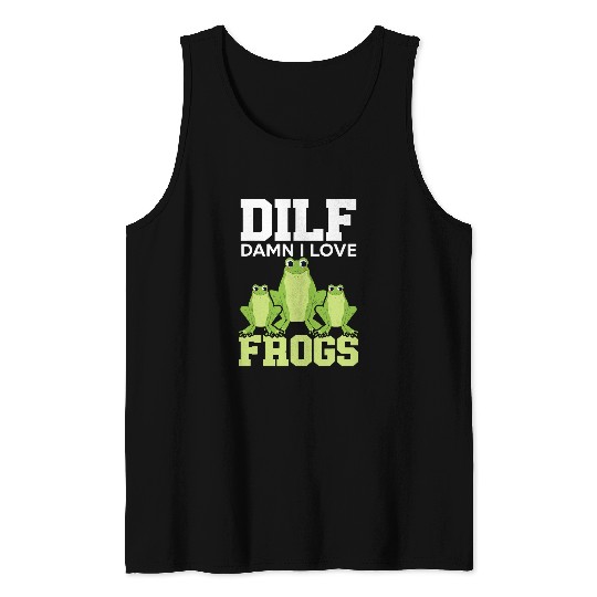 Frog Pet Damn I Love Frogs Amphibian Tadpole Herpetologist Froggy 6 Tank Tops
