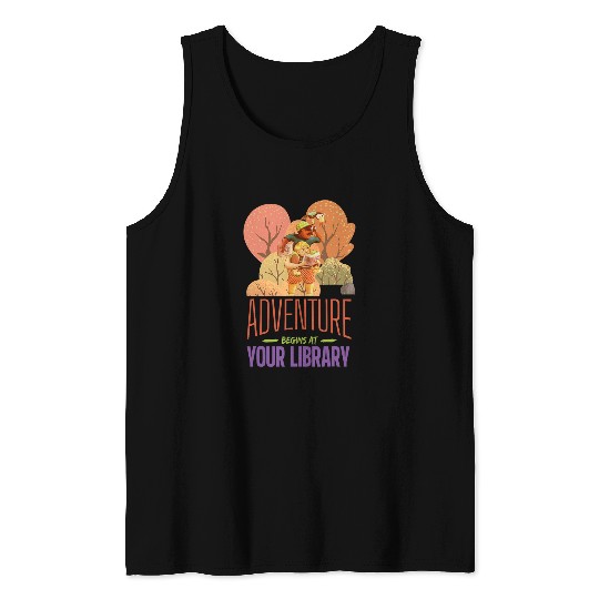 Summer Reading Program 2024 Adventure Begins at Your Library 29 Tank Tops