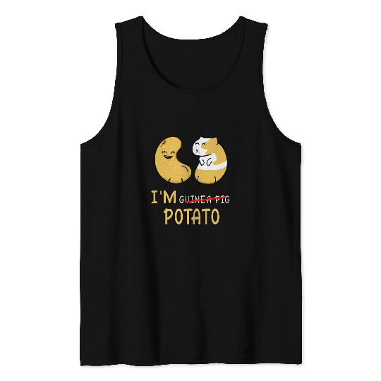 Guinea Pig Pet potato love Tank Tops