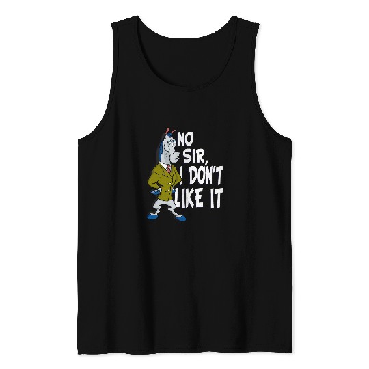 Horse Pet Ren and Stimpy No Sir Mr Horse Tank Tops
