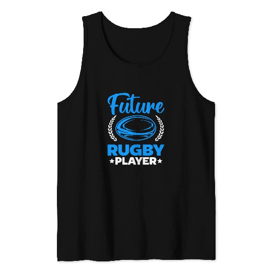 Sport Rugby Future Rugby Player Newborn Rugby Baby Tank Tops