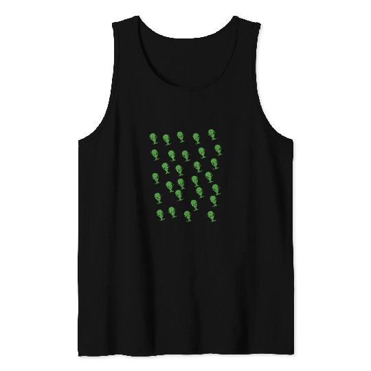 Aliens UFO Gifts For Men Area 51 Ufo Space Extraterrestrial 32 Tank Tops