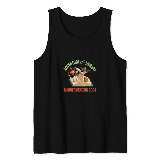 Adventure Begins At Your Library Summer Reading Program 2024 21 Tank Tops
