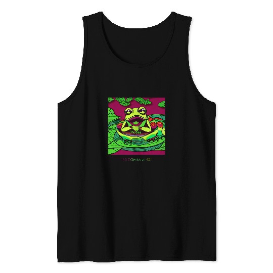 Frog Pet entertaining Frog Amphibia Tank Tops