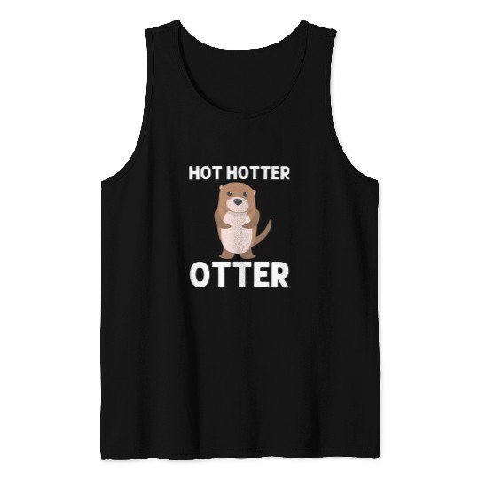 Otter Pet For Men Women Aquatic Pup Weasel River Animal Tank Tops