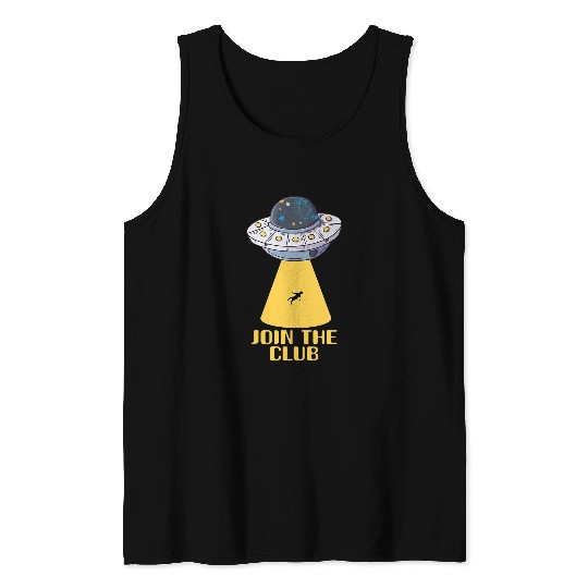Aliens UFO Gifts For Men Head Green Ufo Area 51 Space 5 5 Tank Tops
