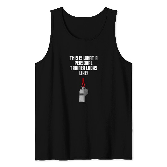 This Is What Personal Trainer Looks Like Funny Fitness Coach Tank Tops