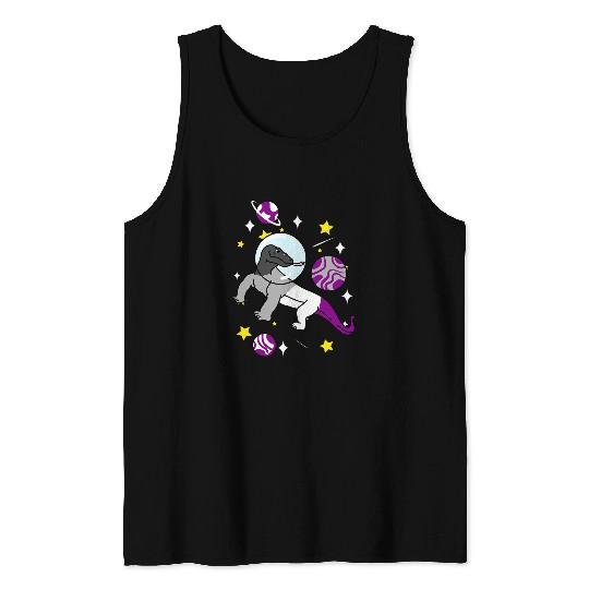 Komodo Pet Asexual Komodo Dragon In Space Ace Tank Tops