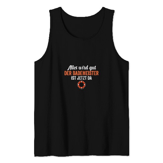 Lifeguard swimming pool Tank Tops