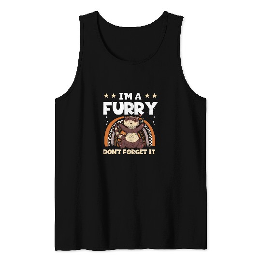 Ferret Pet Animal Weasel Slender Mustelid Funny Ferret Pet Lover Tank Tops