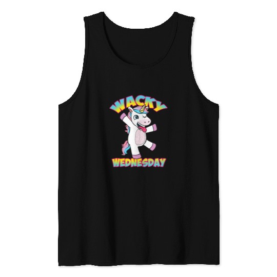 Unicorn Pet Funny Unicorn Wednesdays Wacky Wednesday Tank Tops