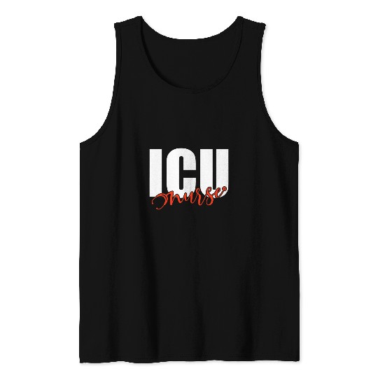 nurses Job ICU nurses Week Retro Present Apparel For Men And Women Tank Tops