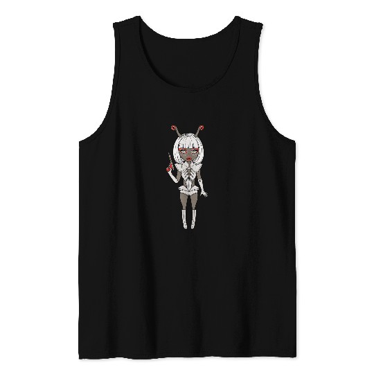 Aliens UFO Gothic Space Alien Girl Fairy Grunge Cottagecore Fairycore Tank Tops