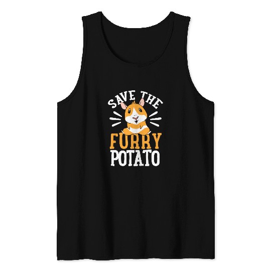 Guinea Pig Pet Save The Furry Potato Guinea Potato Guinea Pig 2 Tank Tops