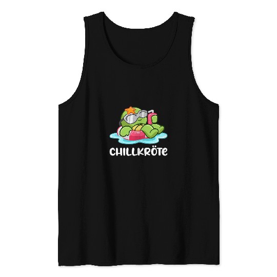 Turtle Pet Chill toad funny turtle motif for real chillers 40 Tank Tops