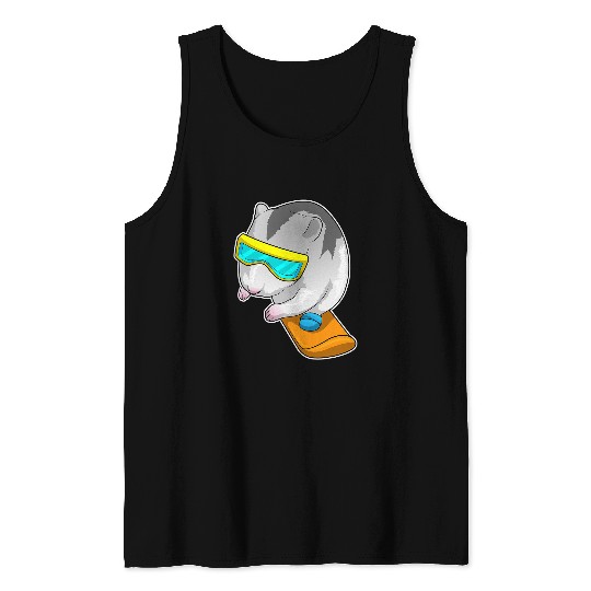 Hamster Pet Snowboarder Snowboard Winter sports Tank Tops