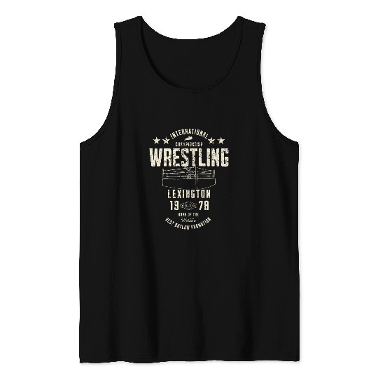 Sport Wrestling Intl Champ Wrestling Kentucky Territory 1978 Pro Wrestling Tank Tops
