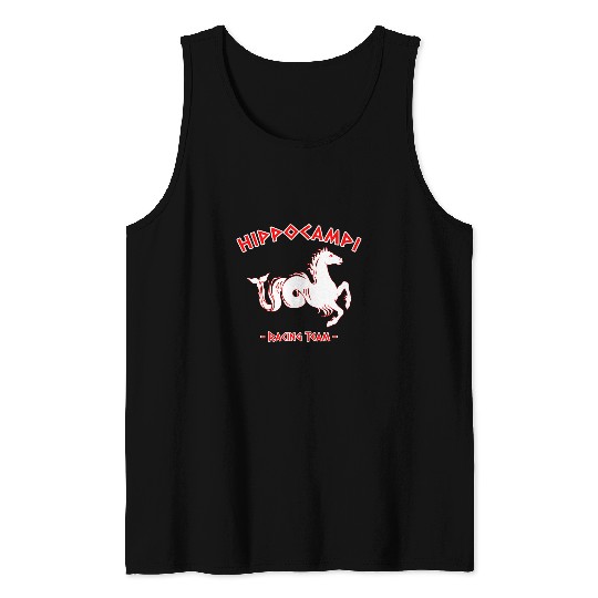Hippo Pet Hippocampi Racing Team Tank Tops