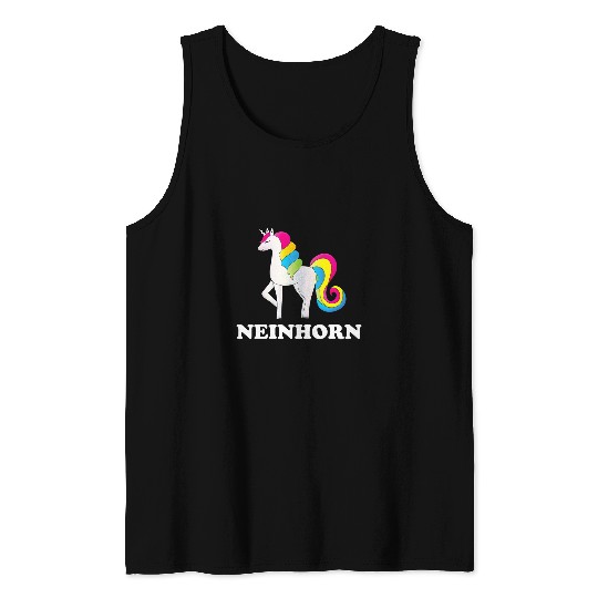 Unicorn Pet Neinhorn Unicorn Fancy Dress Tank Tops
