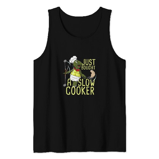 Turtle Pet Just Brought A Slow Cooking Funny Women Sea Turtle Love Tank Tops